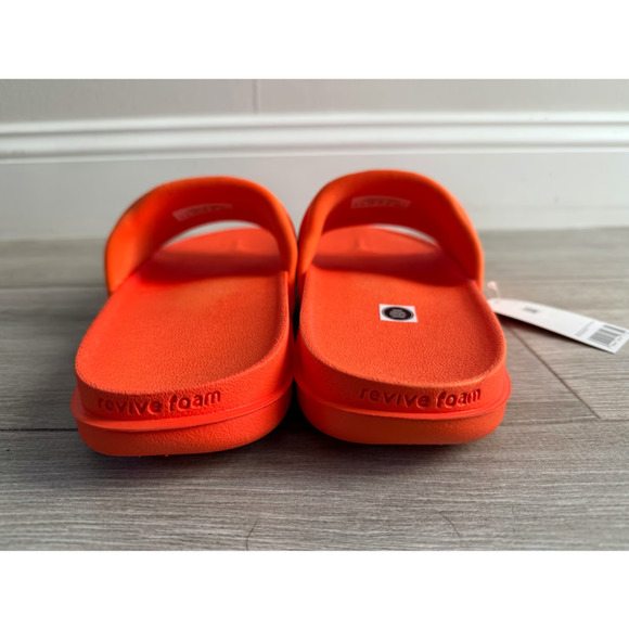 Mens 11 Nike Kobe Offcourt Slide Orange Silver Open Toe Sandals IF2870-800 NEW main image 9